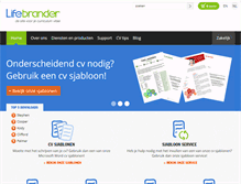 Tablet Screenshot of lifebrander.nl